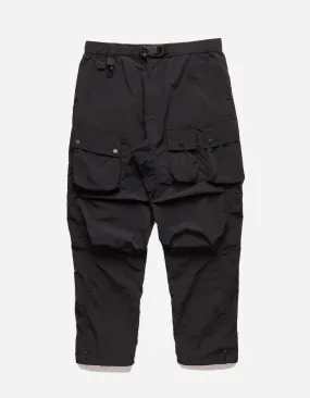 5040 Veg Dyed Cargo Track Pants Black