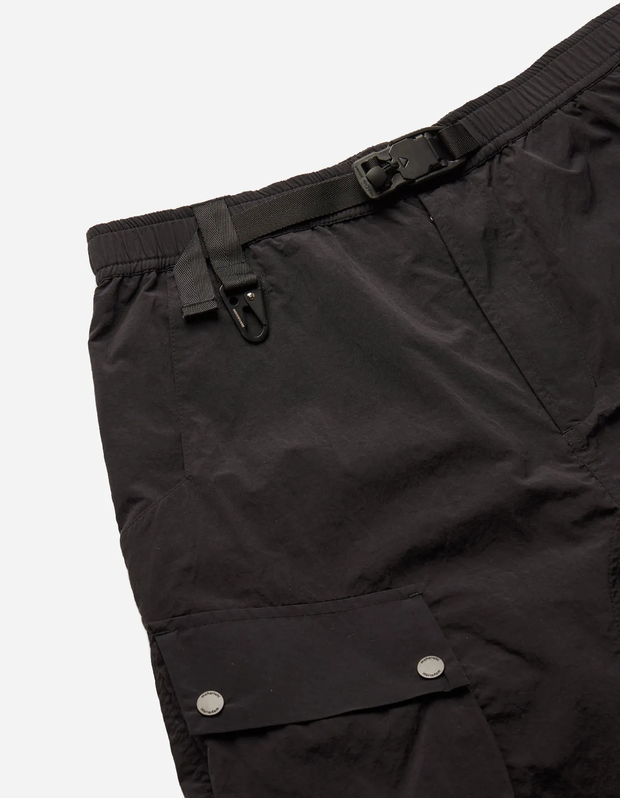 5040 Veg Dyed Cargo Track Pants Black