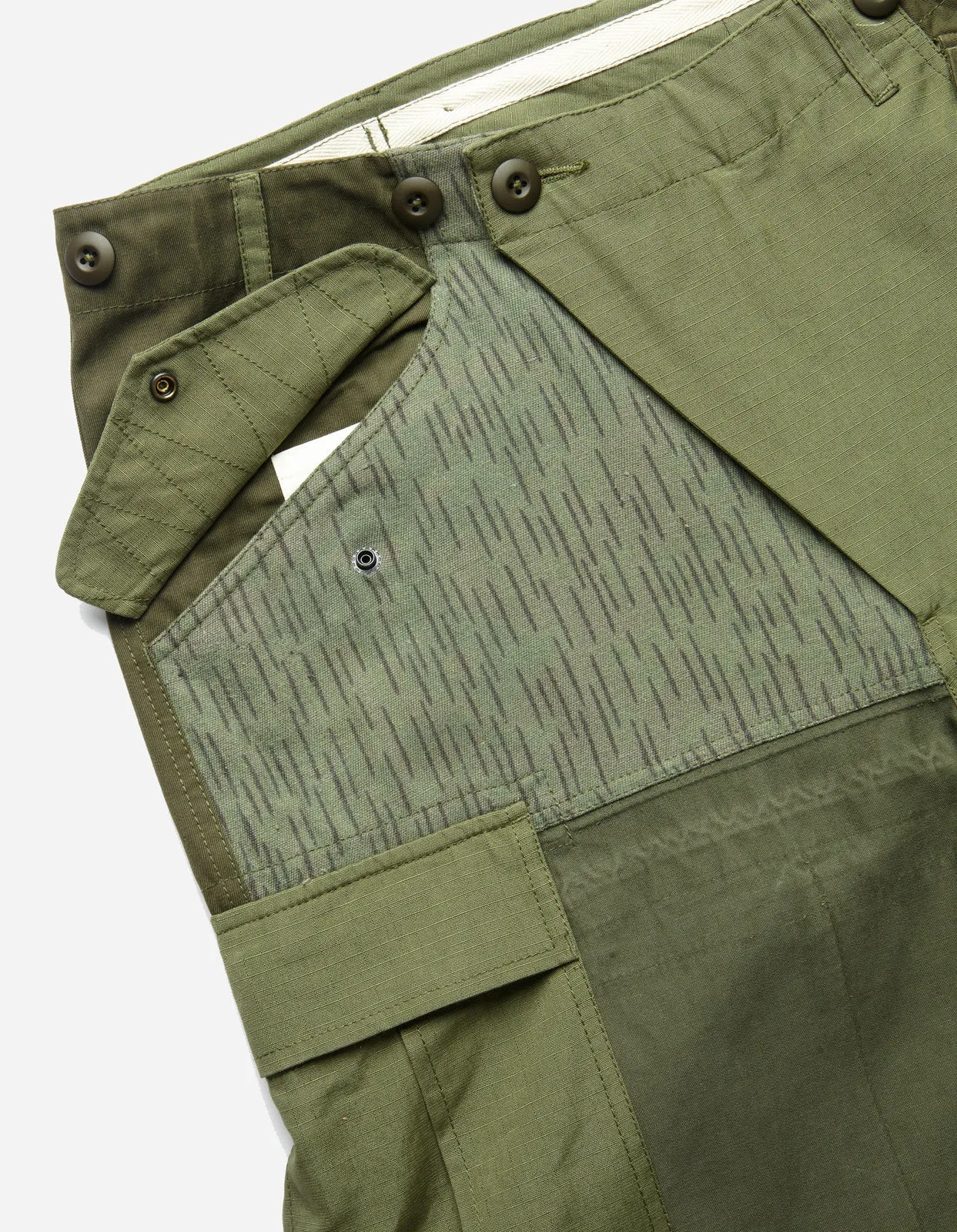 5094 Upcycled M65 Cargo Pants Olive