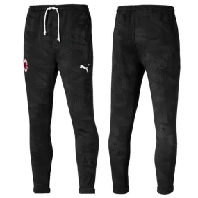 AC Milan black Casual presentation Soccer pants 2019/20 - Puma