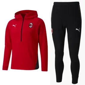 AC Milan Casual hooded presentation Soccer tracksuit 2020/21 - Puma