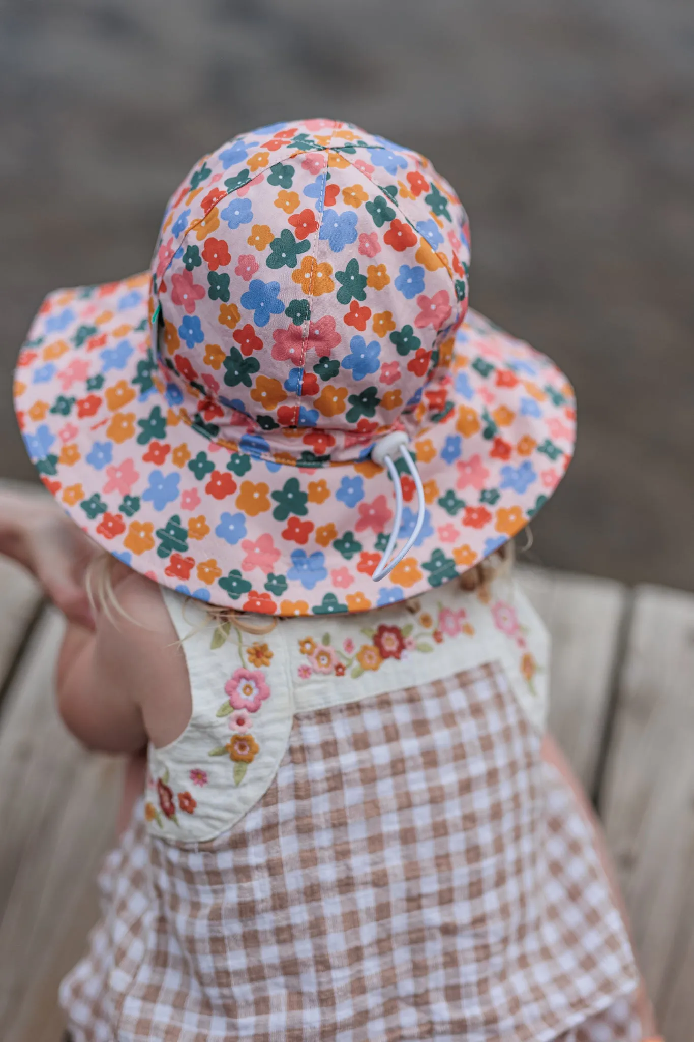 Acorn Wide Brim Sunhat - Flower Field