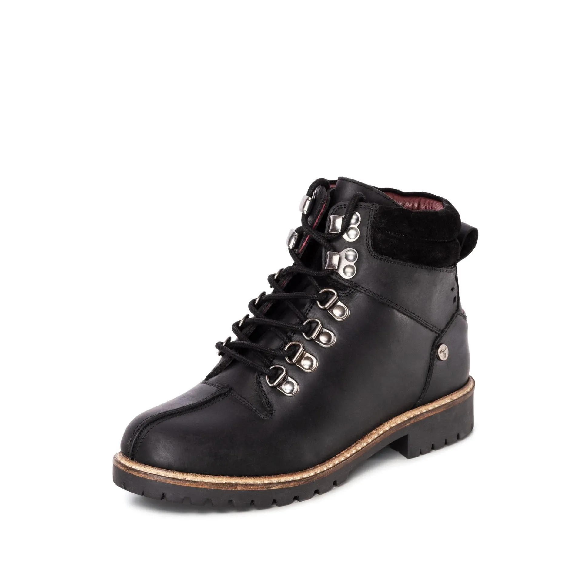 ANGELINA BLACK HIKING BOOT