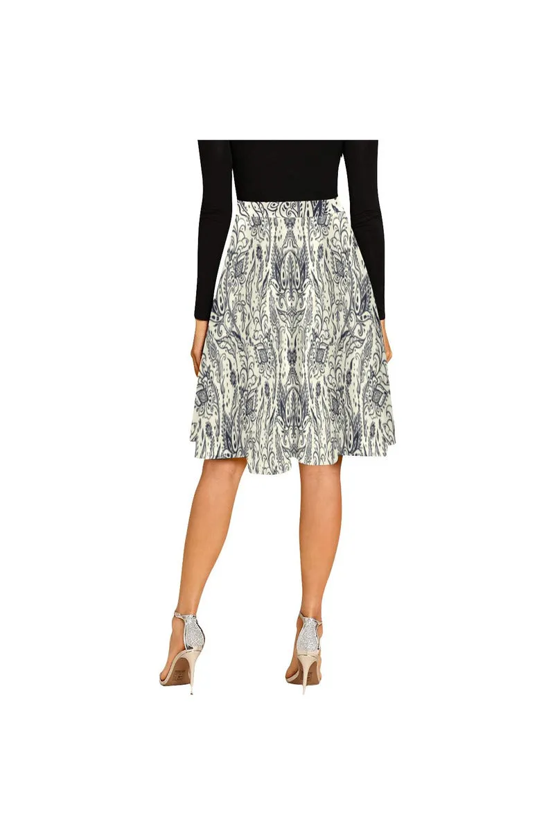 Arabesque Melete Pleated Midi Skirt