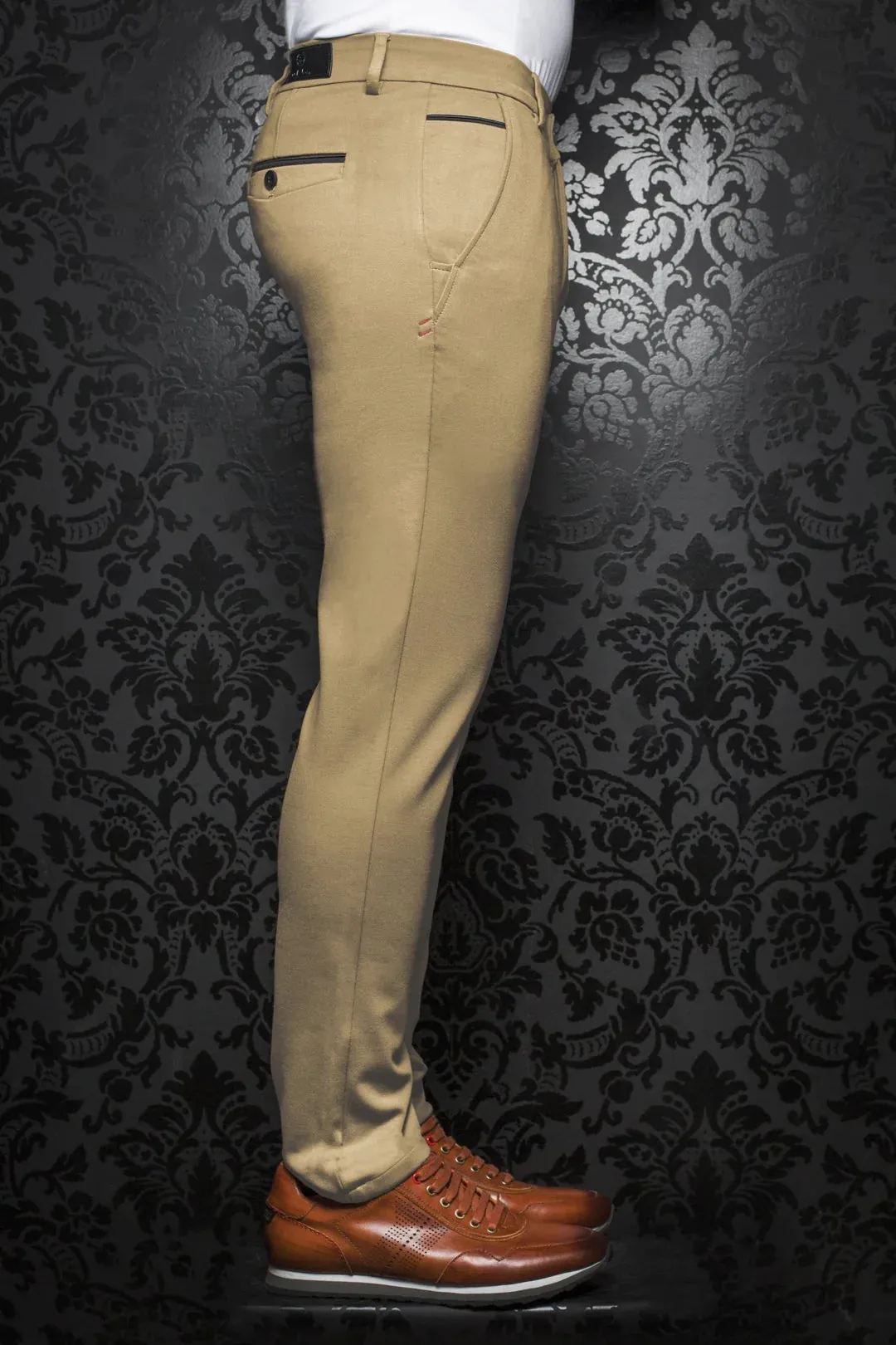 Au Noir Dressy Stretch Pant | Beretta Tan