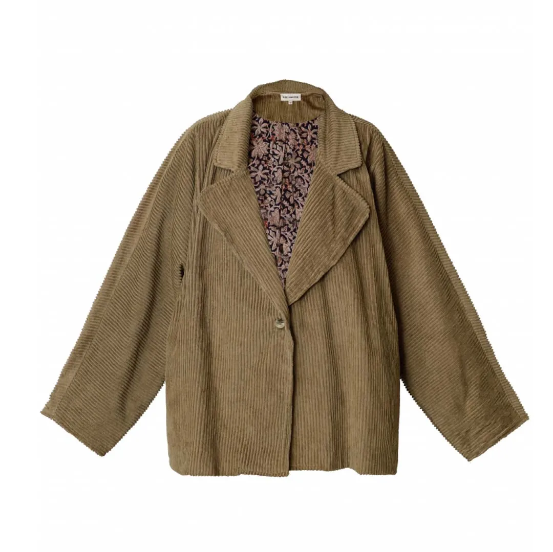 BARBARA CORDUROY JACKET BROWN