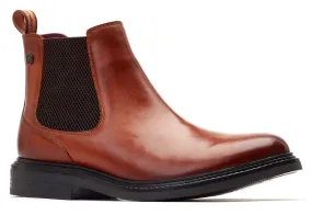 Base London Denson Mens Leather Chelsea Boot