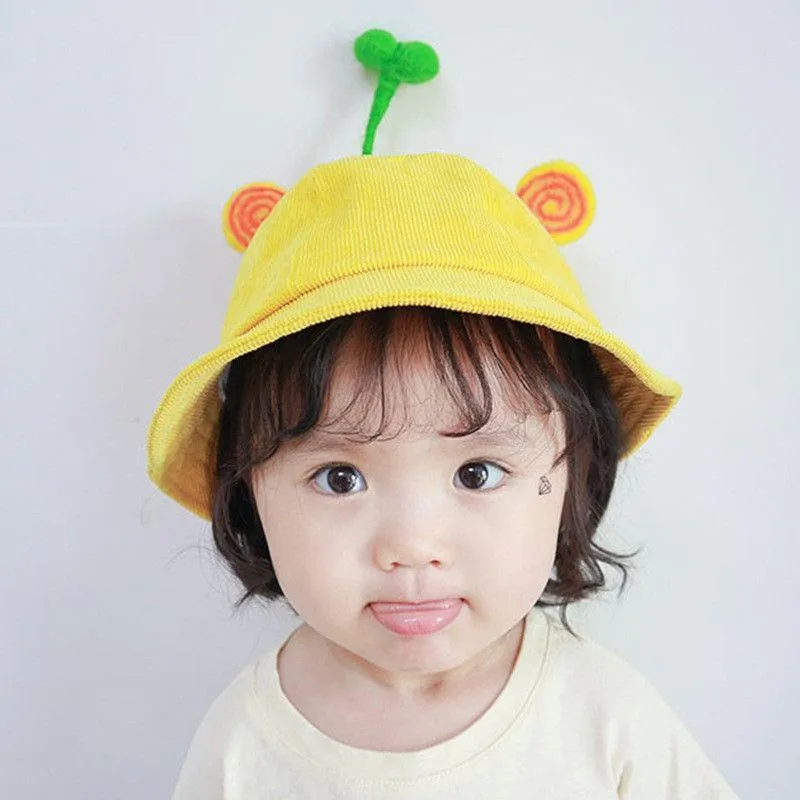 Bean Sprout Bucket Hat With Little Ears