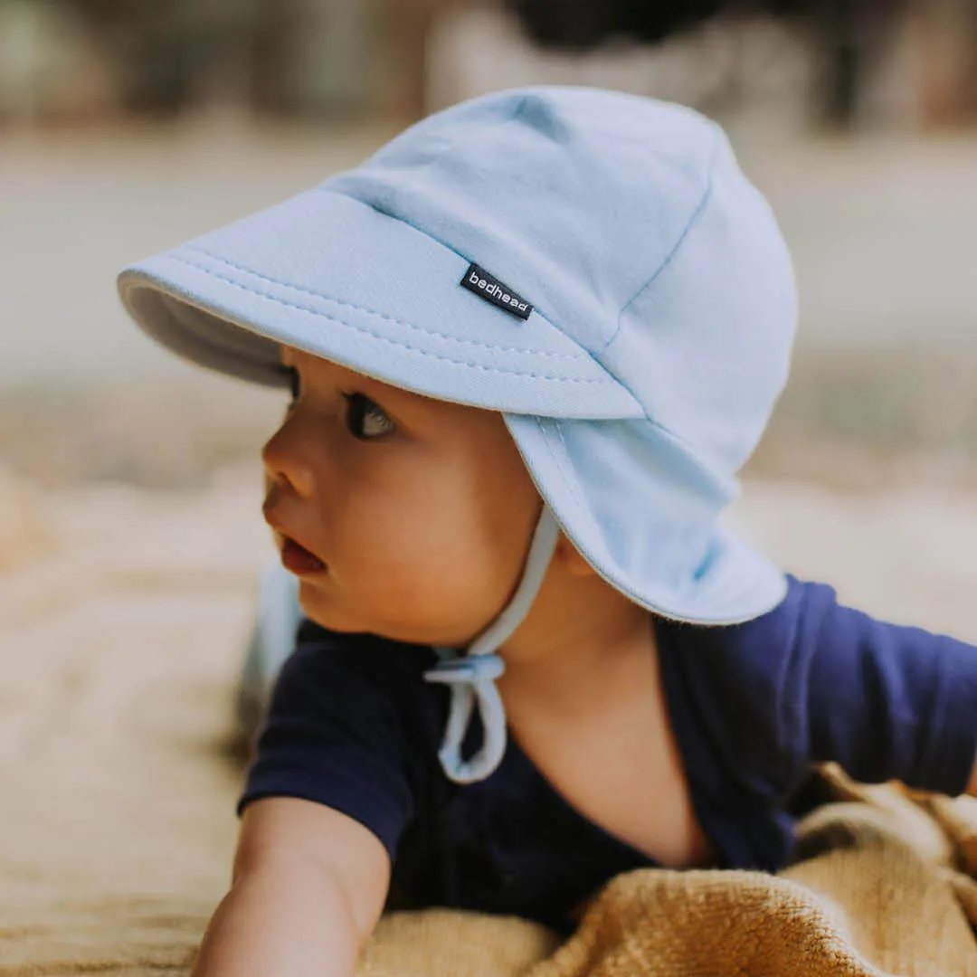 Bedhead UPF50  Legionnaire Hat With Strap - Baby Blue