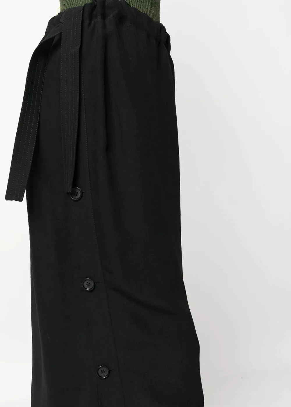 Black Drawstring Skirt