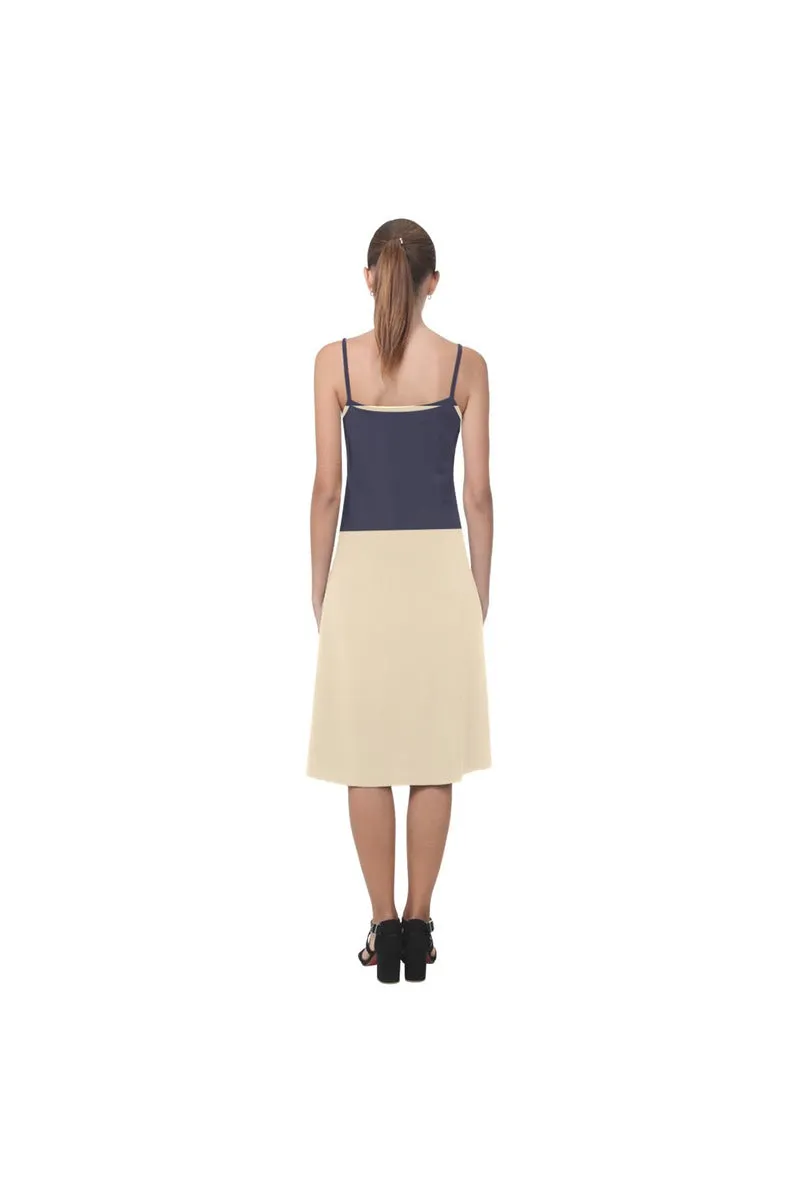 Blue Beige Alcestis Slip Dress (Model D05)