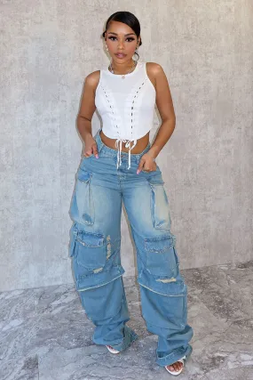 Bring Me Cargo Baggy Jeans