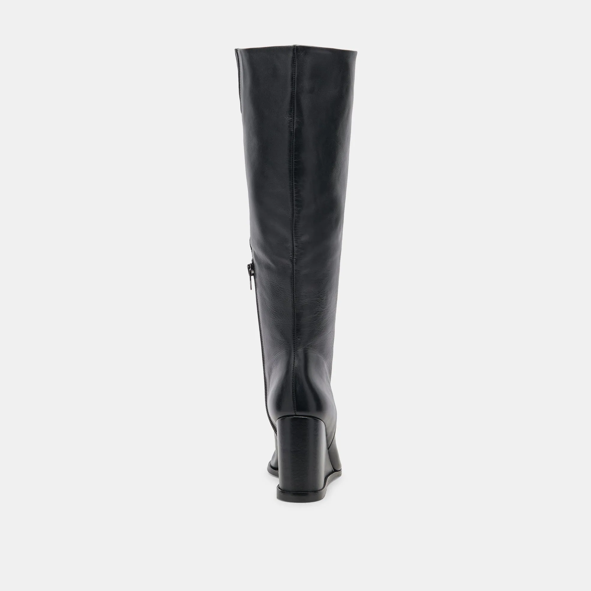 BRUCE BOOTS BLACK LEATHER