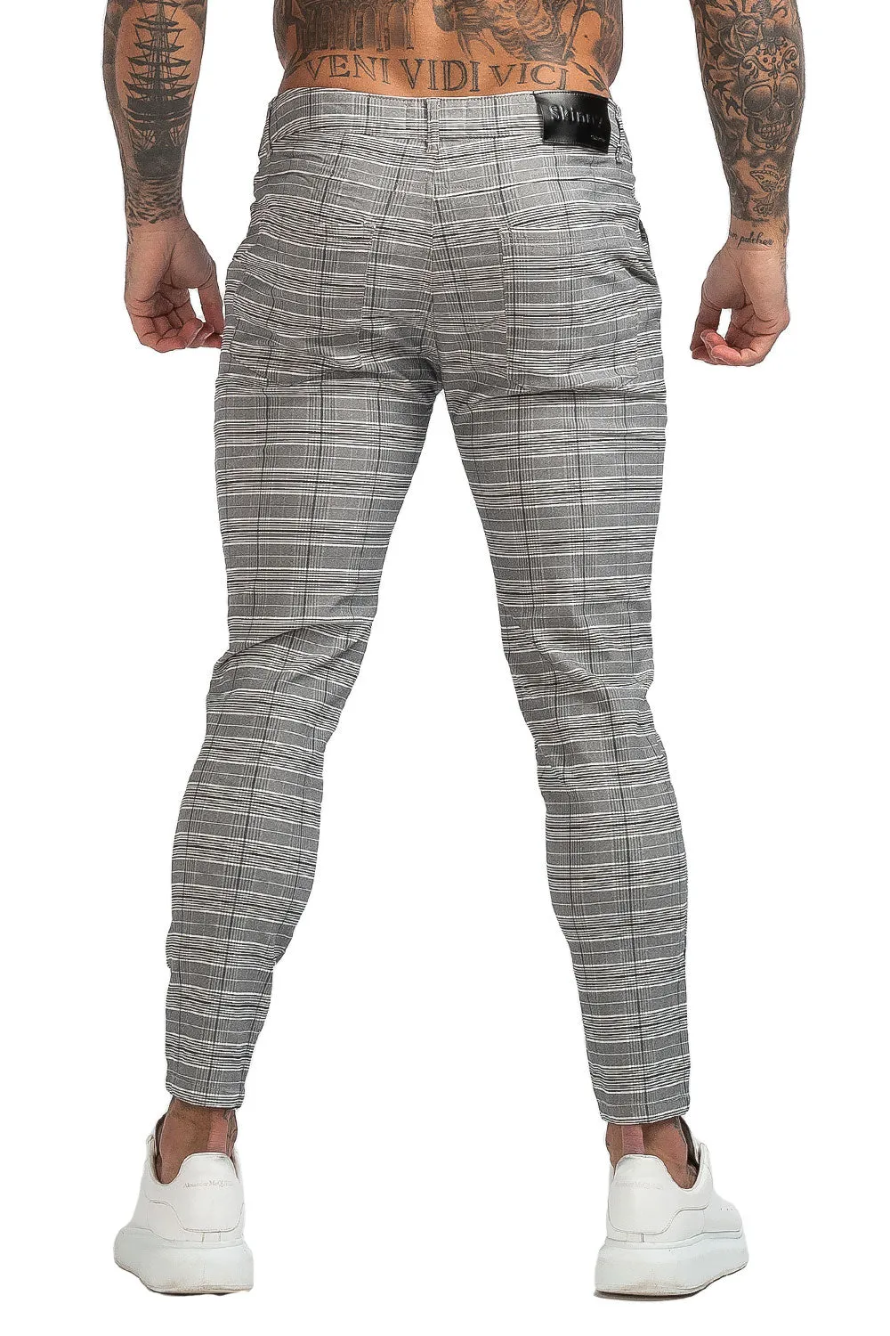 Buy $80 Free Shipping Men's Slim Grey Pants