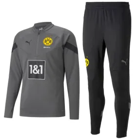 BVB Borussia Dortmund grey training technical tracksuit 2022/23 - Puma