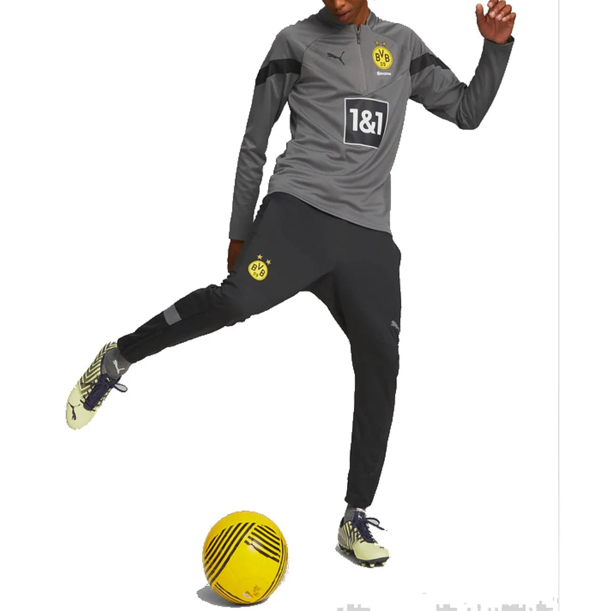 BVB Borussia Dortmund grey training technical tracksuit 2022/23 - Puma