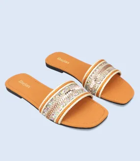 BW9484-TAN-Women Slippers