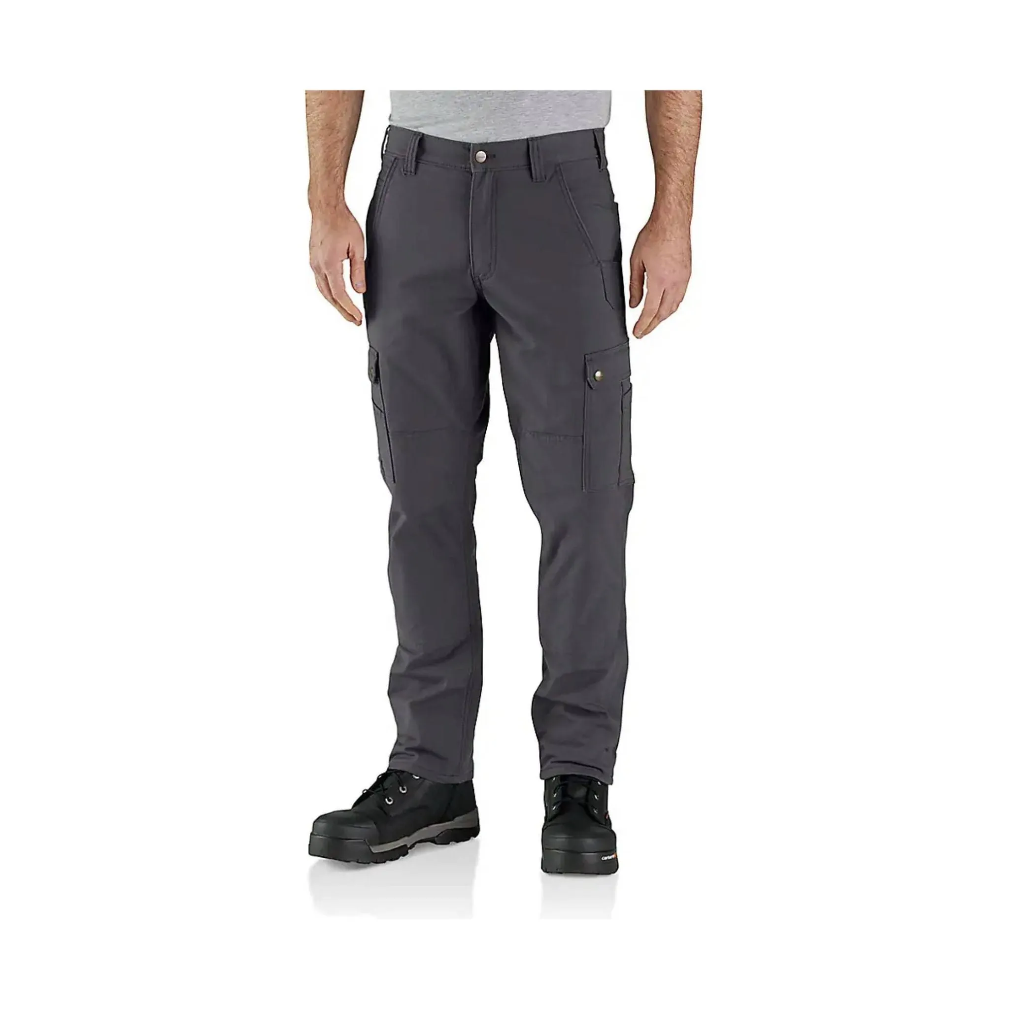 Carhartt Men's Rugged Flex Relaxed Fit Ripstop Cargo Fleece Lined Work Pant - Shadow