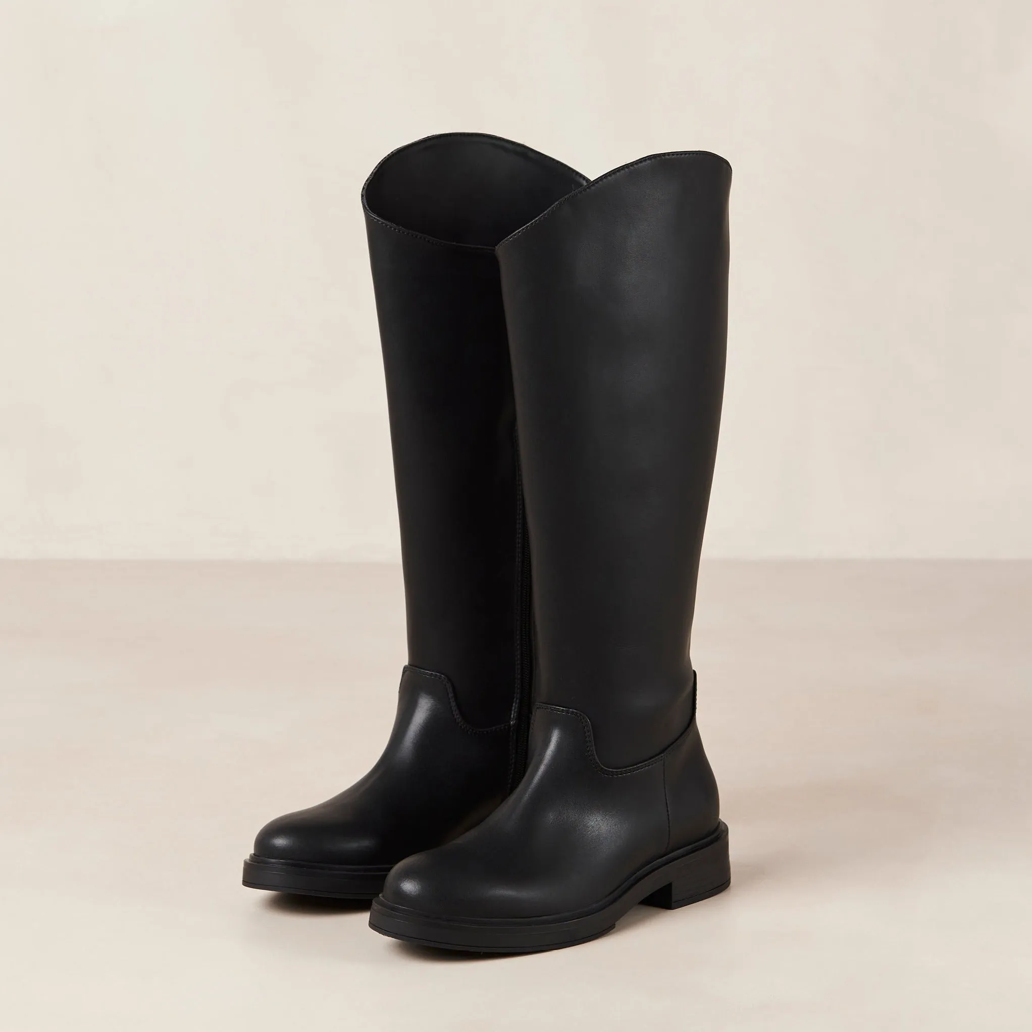 Carson Black Vegan Leather Boots