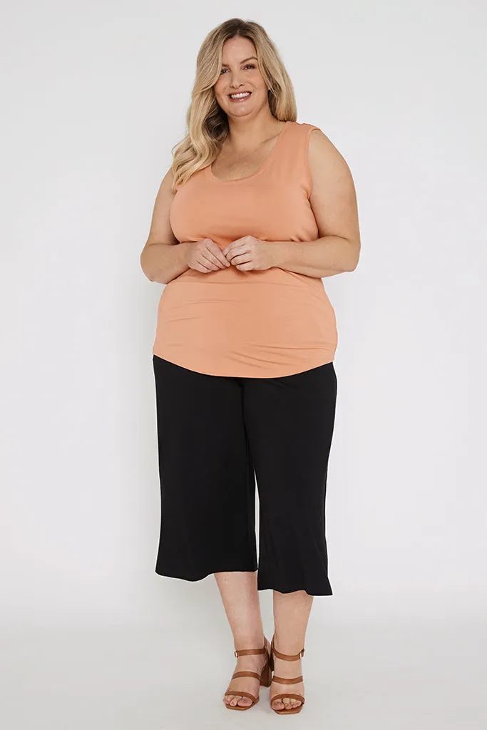 Classic Scoop Singlet - Apricot