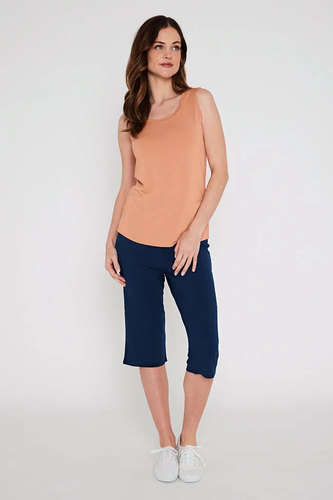 Classic Scoop Singlet - Apricot