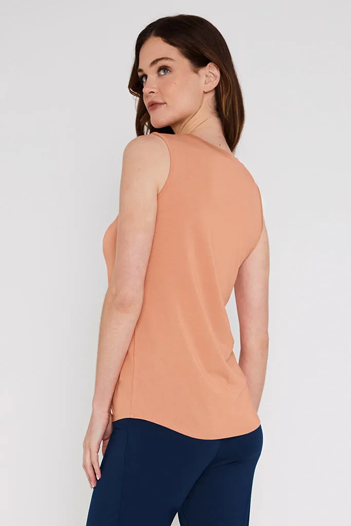 Classic Scoop Singlet - Apricot