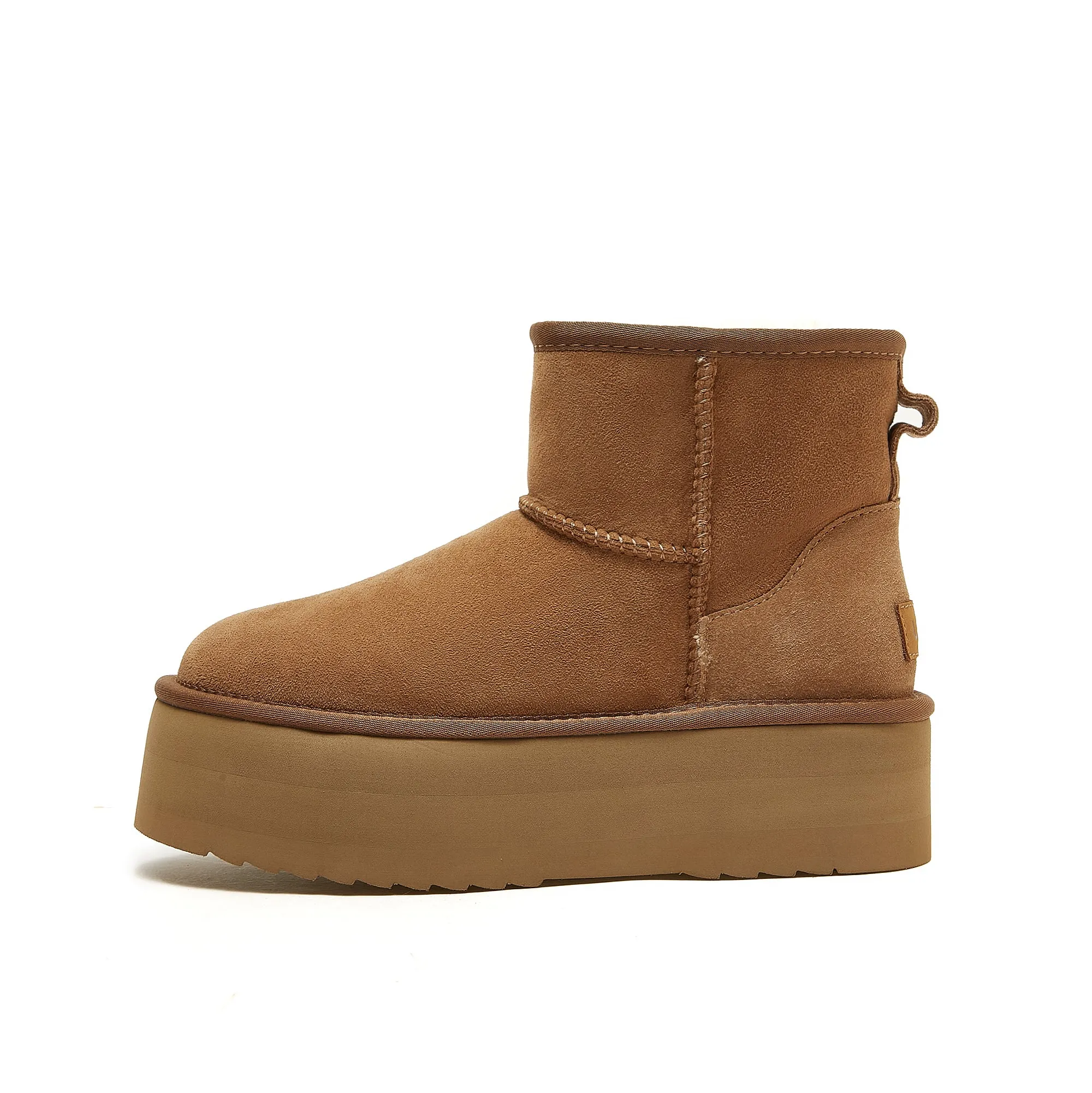 Classic Ultra Mini Platform Ugg - High Platform Short Boot - 100% A-Grade Double Face Australian Sheepskin