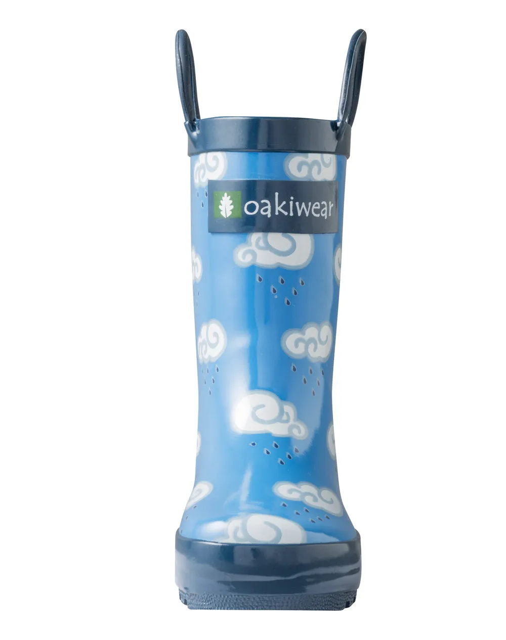 Clouds Loop Handle Rubber Rain Boots