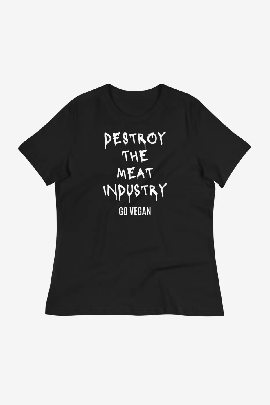 Destroy The Meat Industry Women's Relaxed T-Shirt