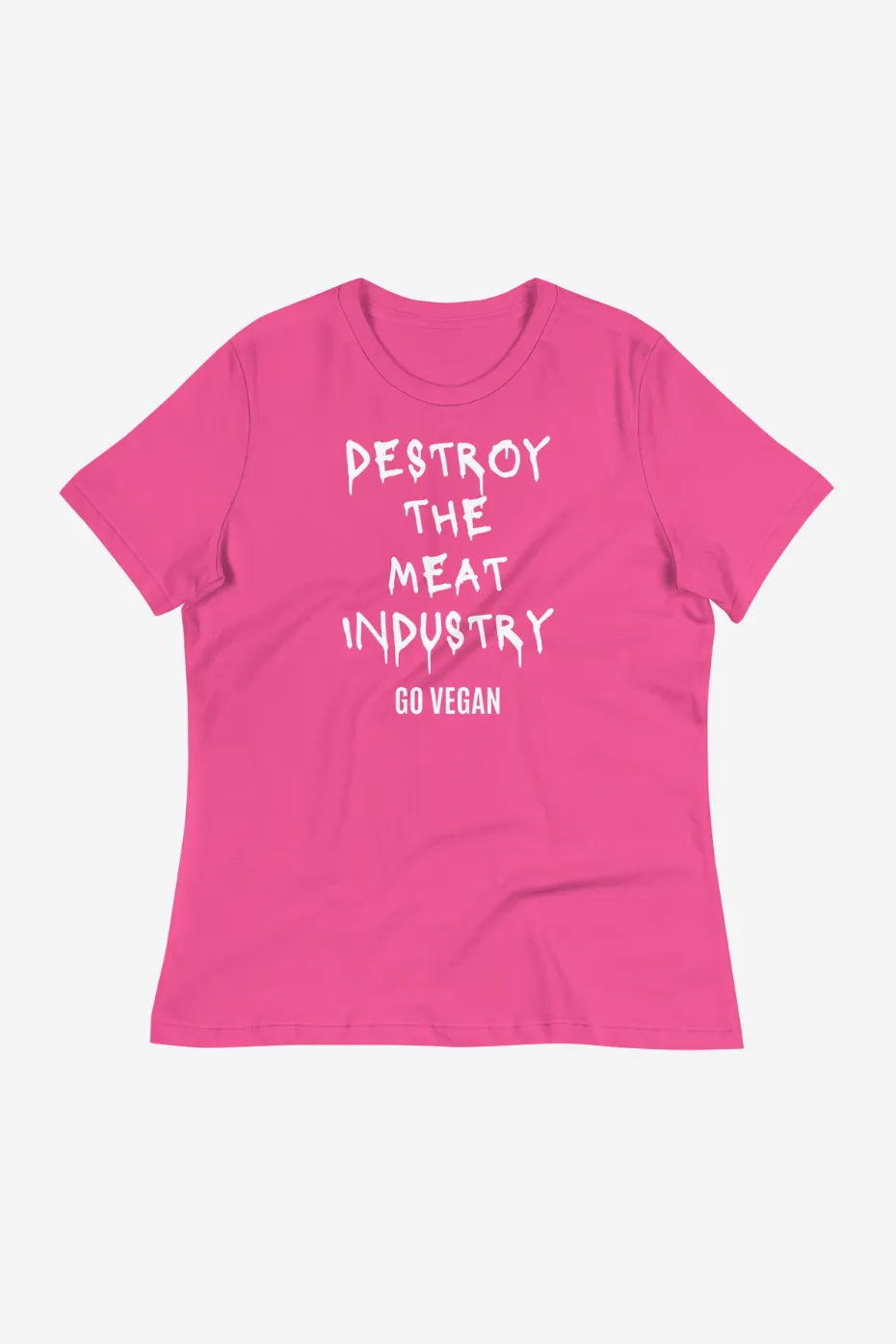 Destroy The Meat Industry Women's Relaxed T-Shirt