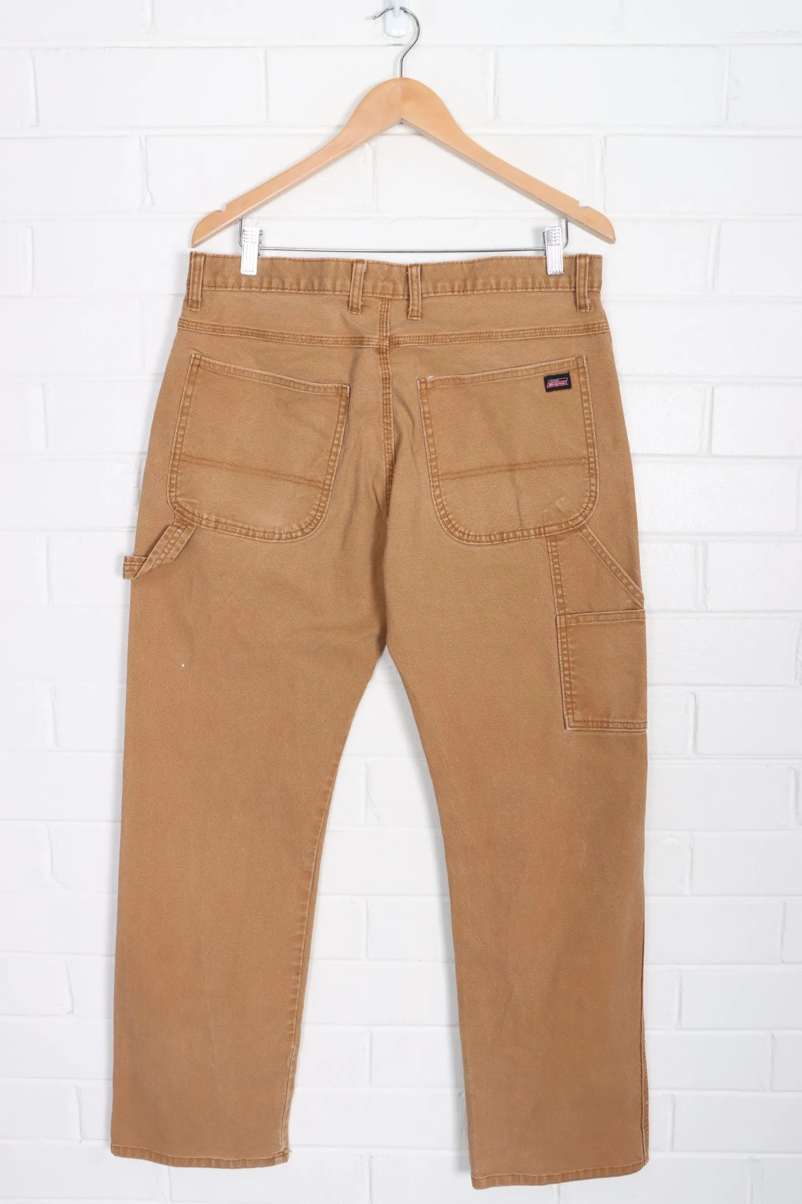 DICKIES Brown Duck Carpenter Workwear Pants (34x32)