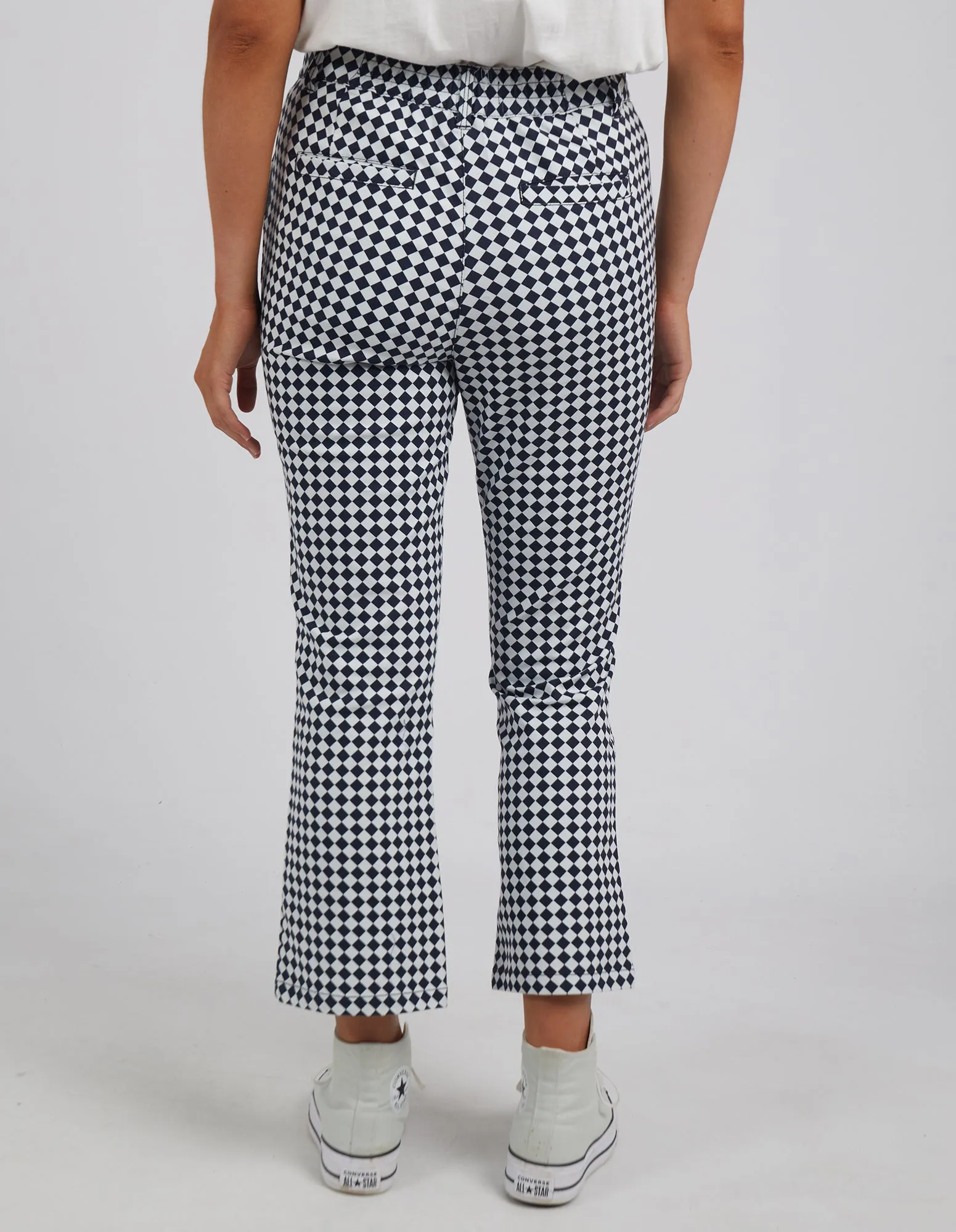 Elm - Zest Pant - Navy Checkerboard