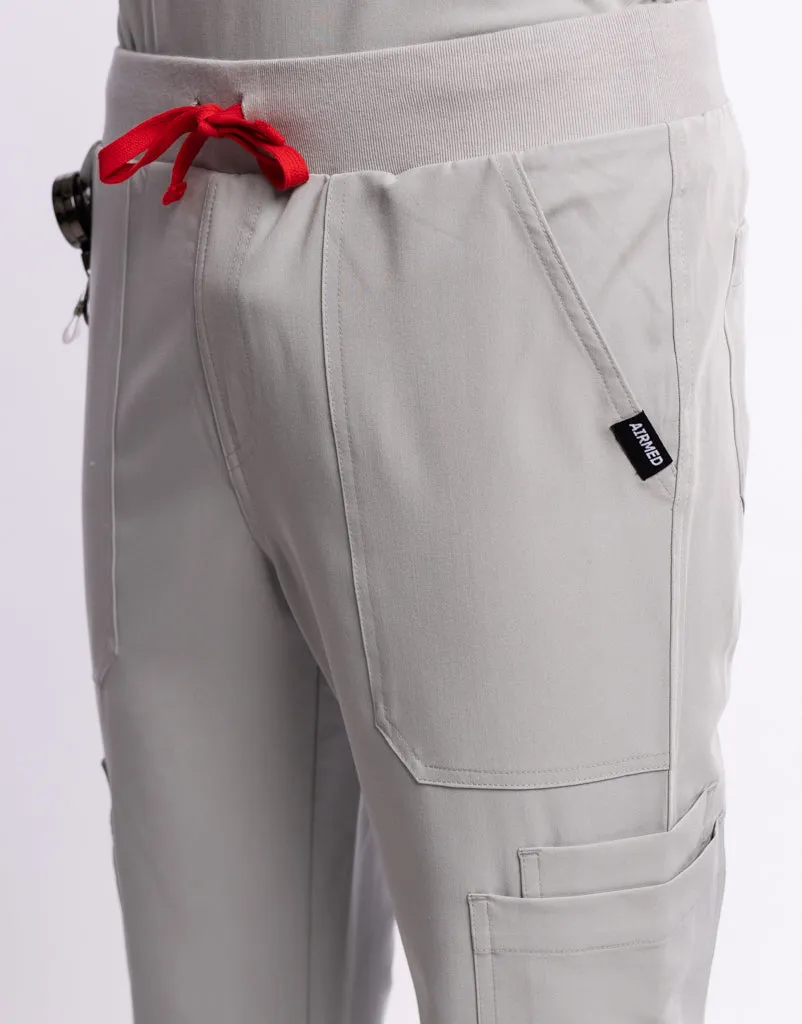 Essential Multi-Pocket Scrub Pants - Tail Light