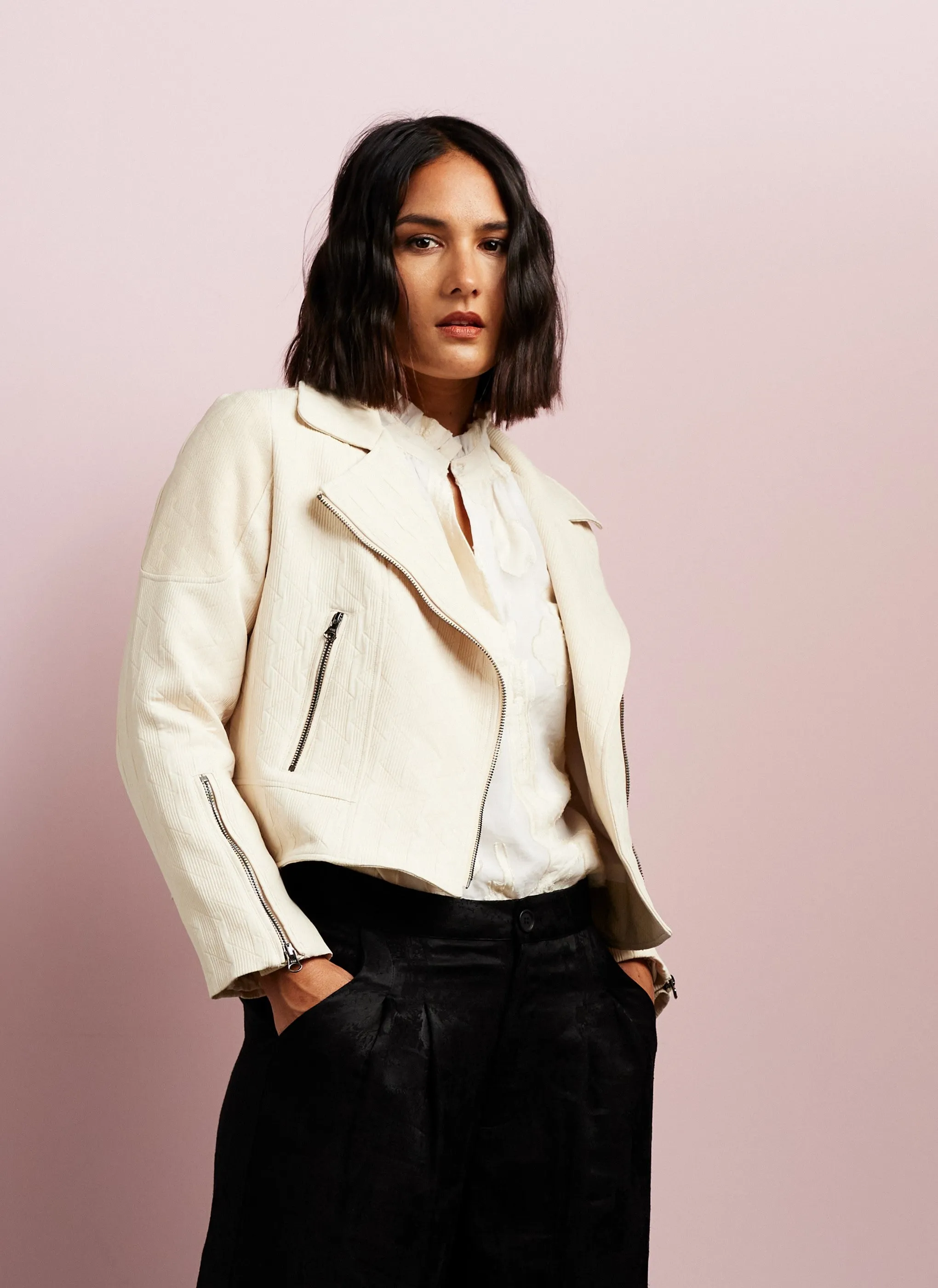 Et Alia Layton Jacket - Ivory