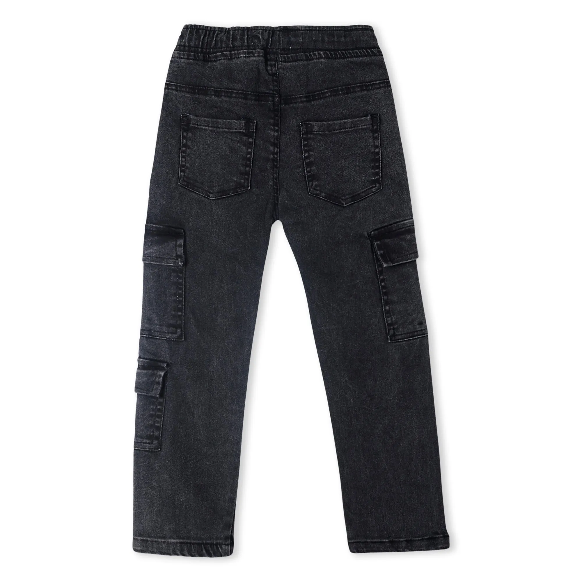 Faded Black Cargo Pants