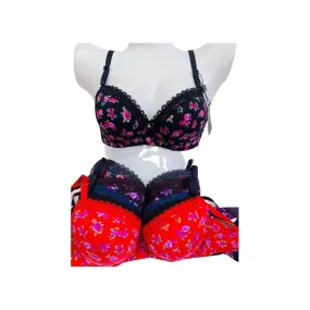 Floral print bra for Women Fancy Bra Imported Bra Fancy Bra for Ladies Stylish Bra For Honeymoon