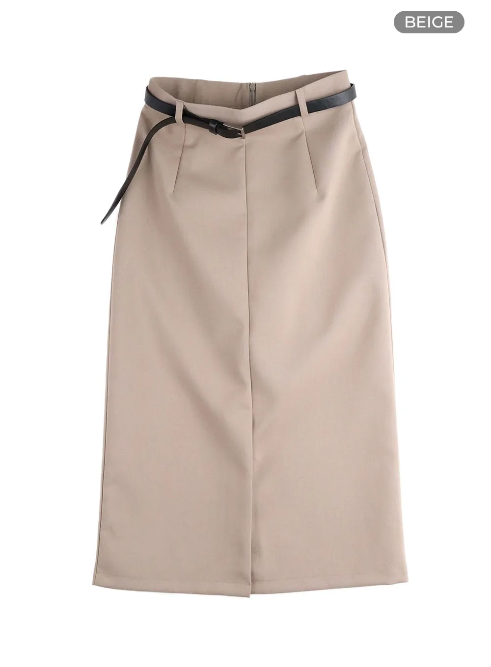 Front Split Maxi Skirt IM414