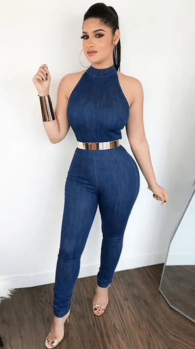 HAILEY’S HALTER DENIM