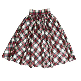 Henry Duvall Womens Classic Townsend Tartan Audrey A-Line Skirt