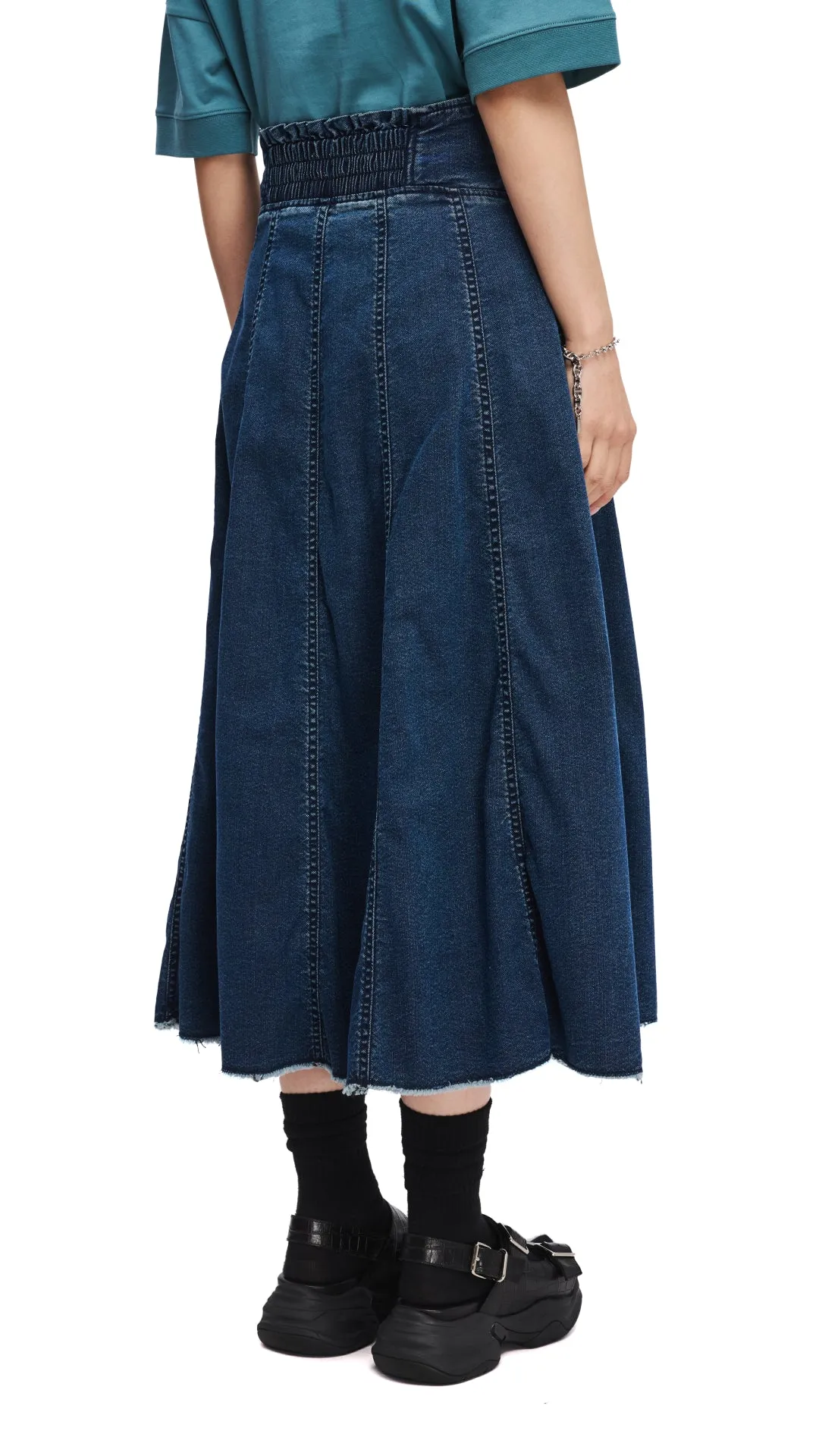 Highwaisted Denim Skirt