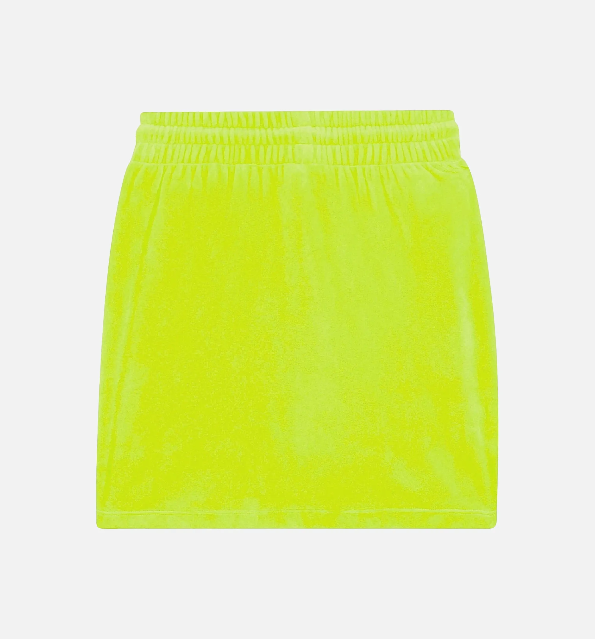 Jeremy Scott Velour Skirt Womens Skirt (Yellow)