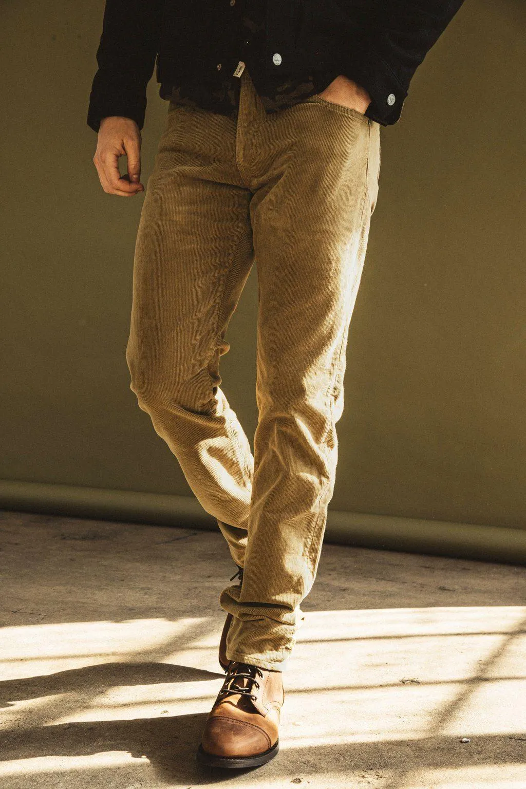 KATO - The Pen Stretch Corduroy Pants - Khaki