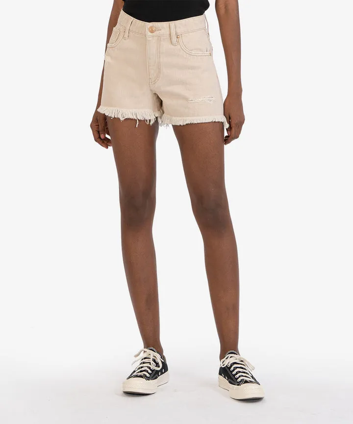 Kut Jeans | Jane High Rise Long Short | Tan