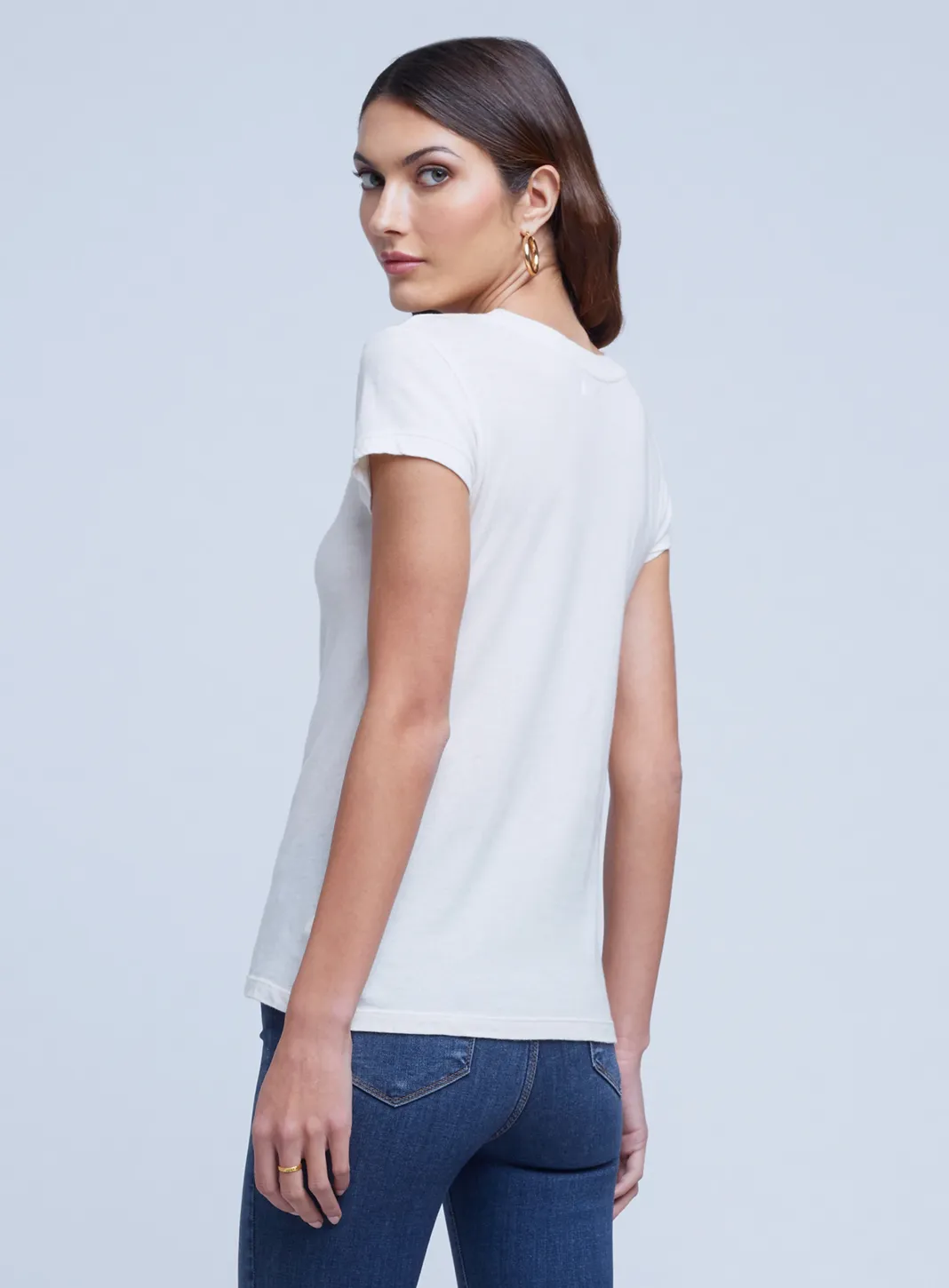 L'Agence - Cory Tee - White