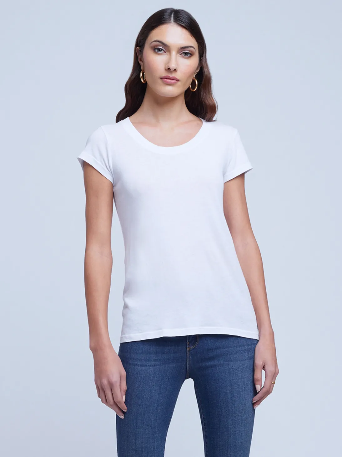 L'Agence - Cory Tee - White