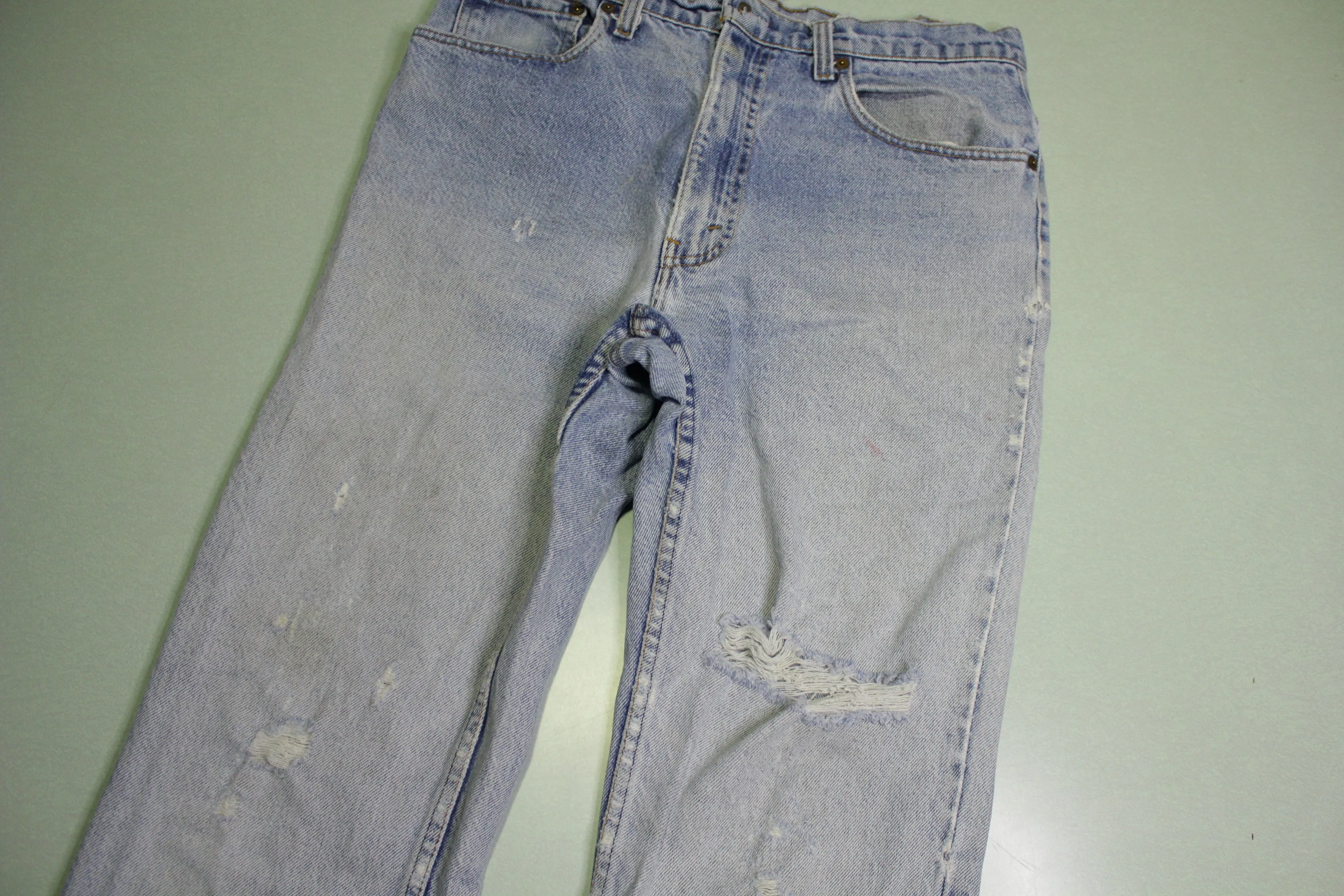 Levis Vintage 517 Light Wash Denim 80's Made in USA Blue Jeans