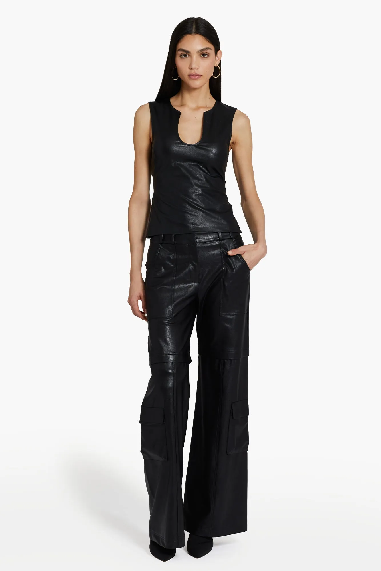 Lucas Pants in Faux Leather