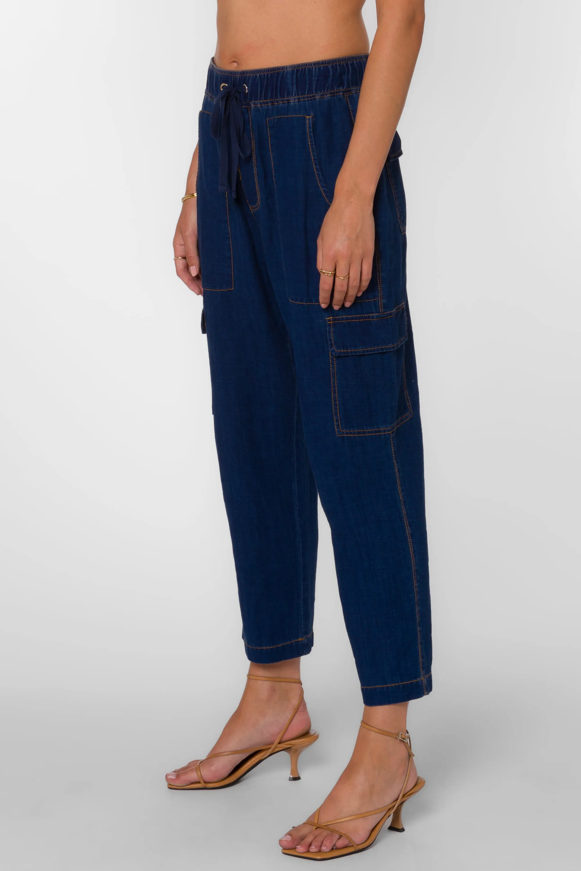 Lunay Dark Blue Pants