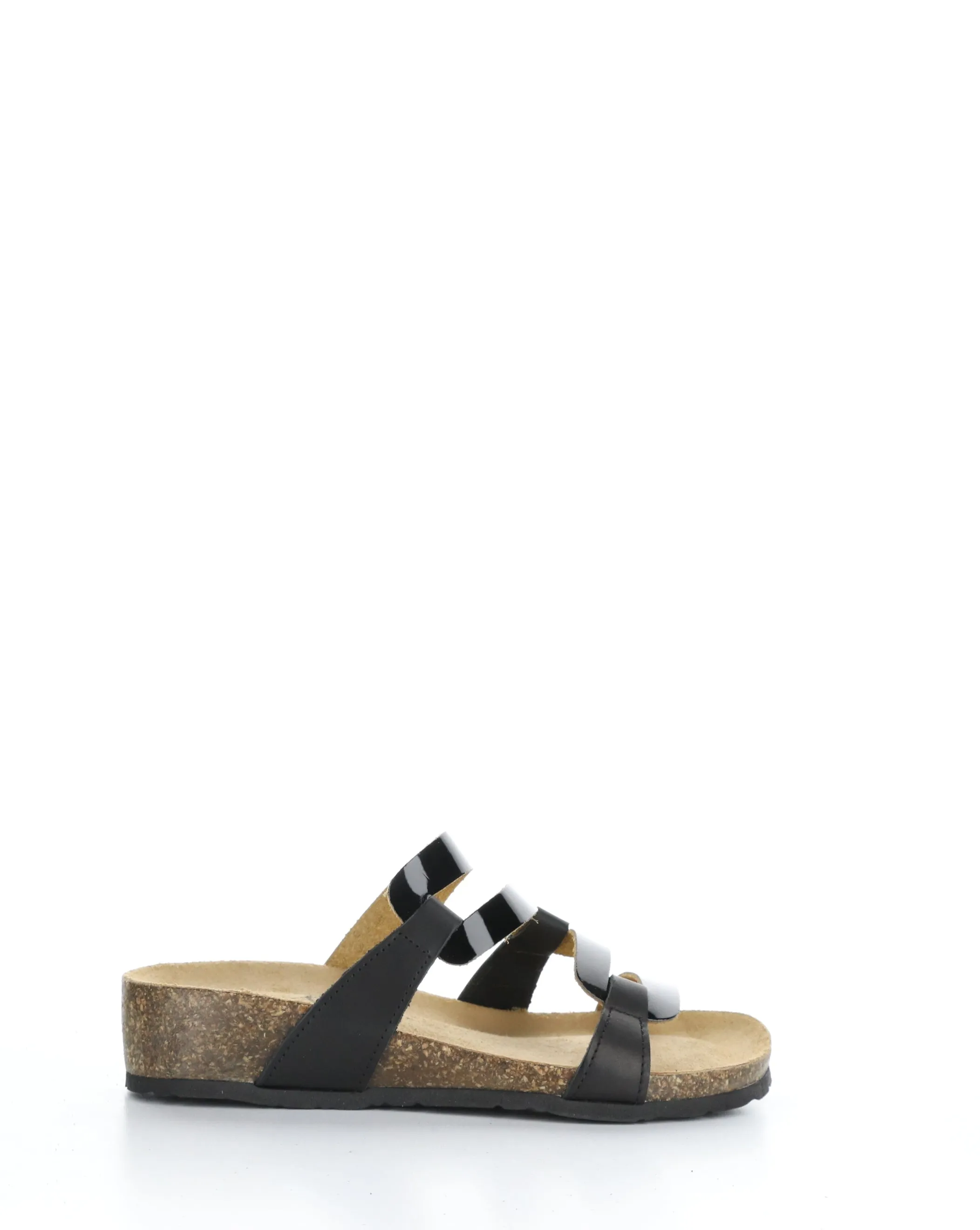 LUZZI BLACK Slip-on Sandals