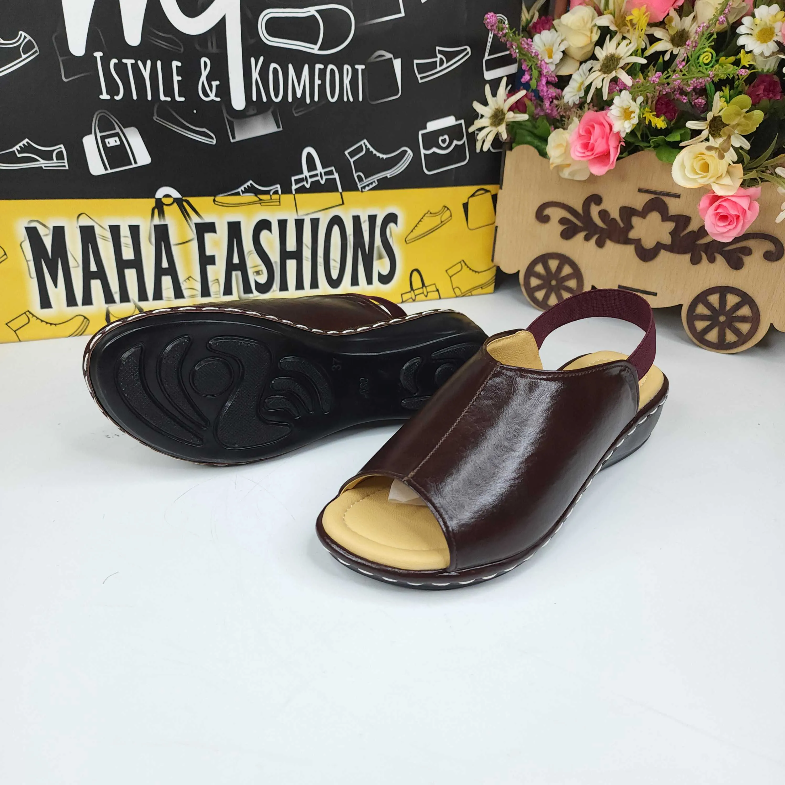 Maroon Women Sandals